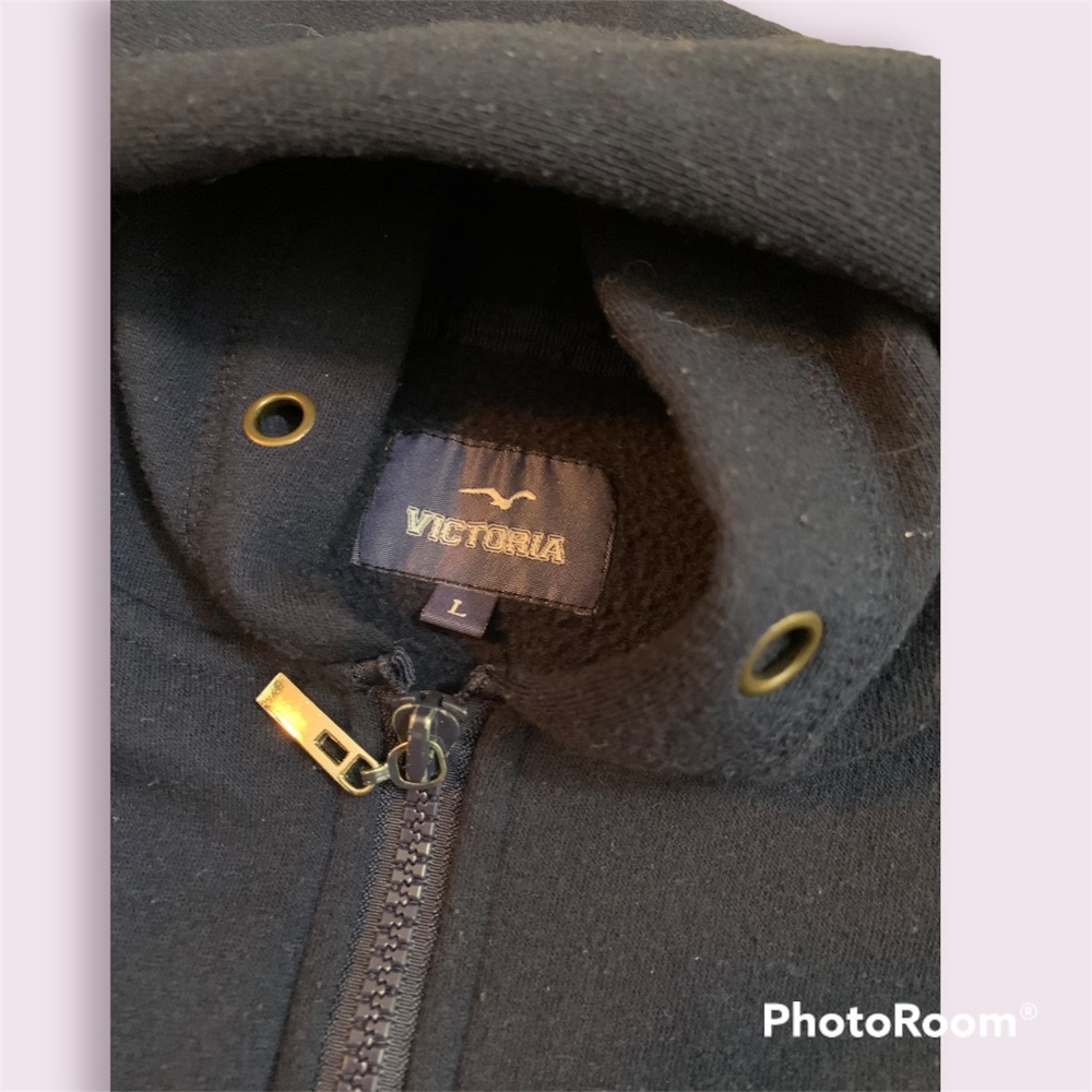 Victoria Navy Blue Zipper Jacket |12-14